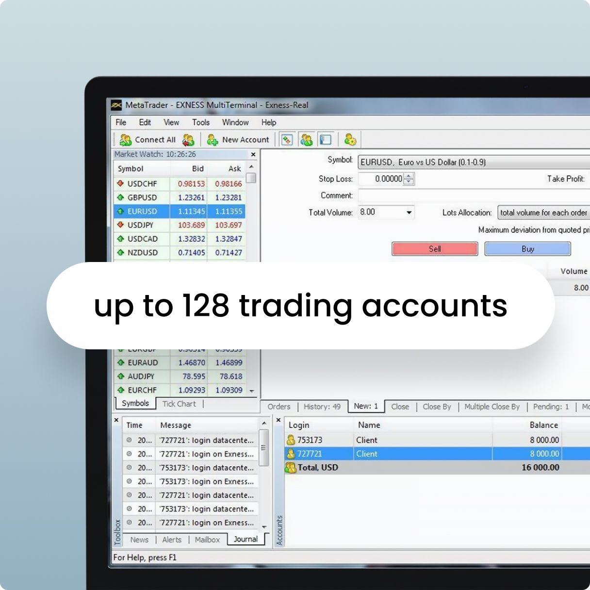 MT4 download page on broker website