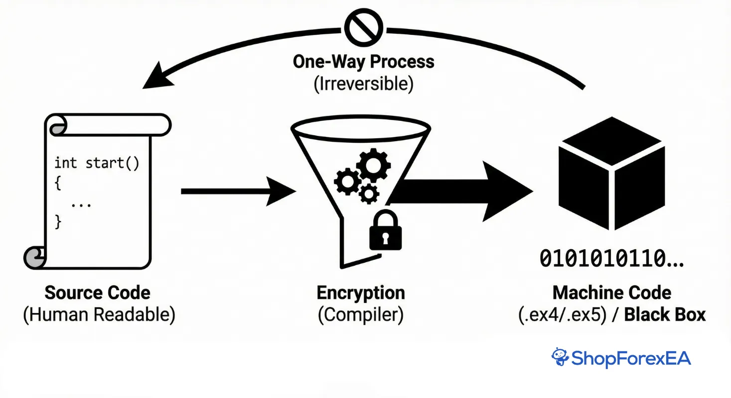 The Technical Difference Between .mq4, .ex4, and .ex5 Files in ...